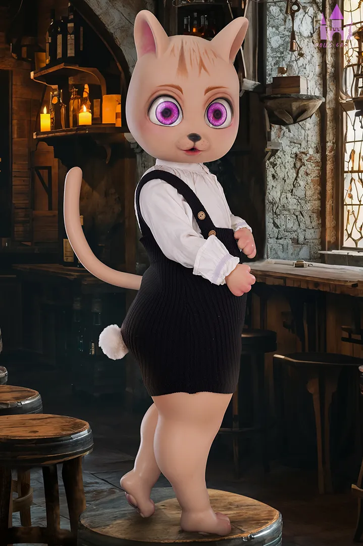 90cm (2ft11) A-Cup Petite Silicone Sex Doll Bearrie, Head